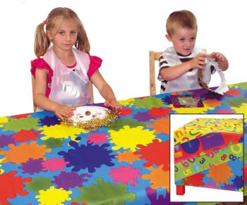 Splash Mats - Educational Learning - 100 x 150cm - Assorted - Pack of 4