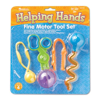 Helping Hands Fine Motor Skills Tool Set - Assorted - Pack of 4