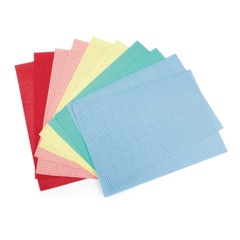 Binca Geginner Cross Stiich Fabric - Select Colour - 50cm x 1m - Each