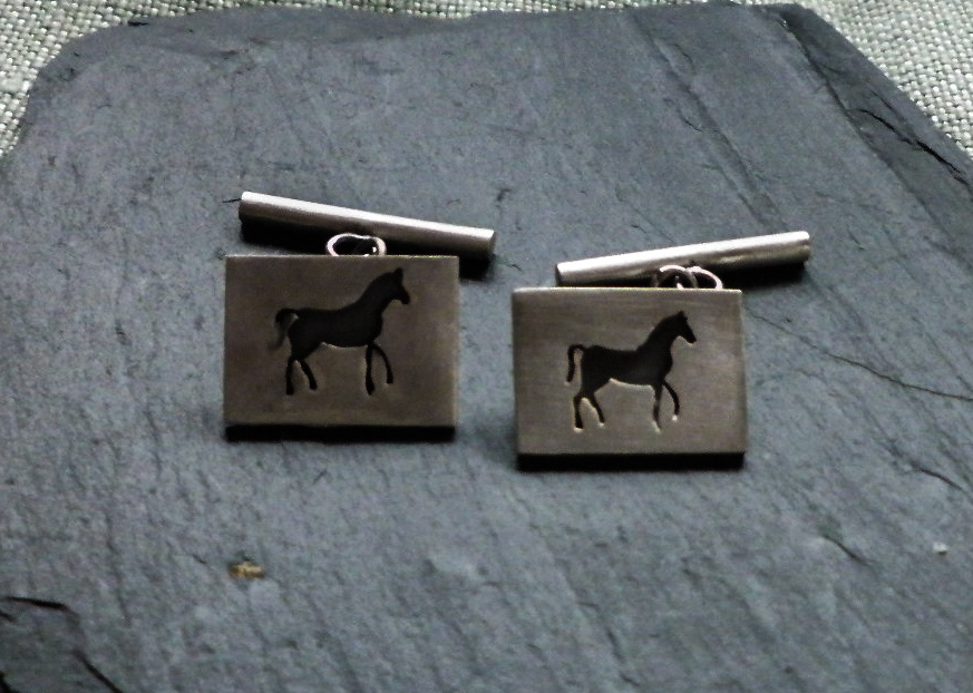 Horse theme cufflinks