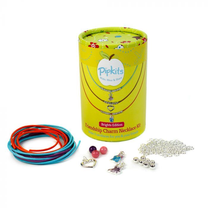 Friendship Charm Necklace Jewellery Making Pipkit - Brights Edition