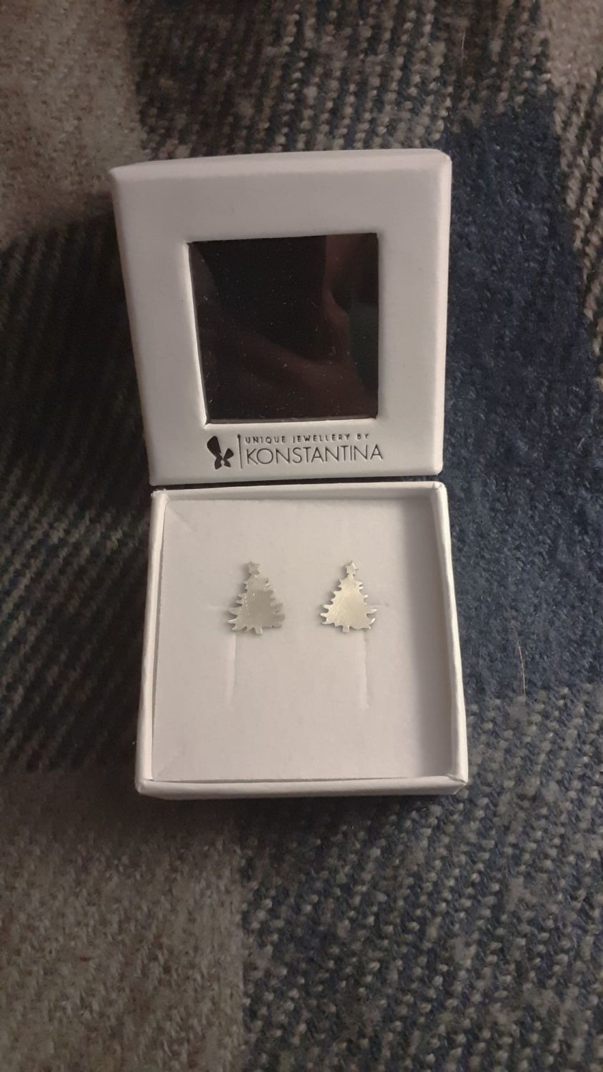 Christmas trees with star stud earrings