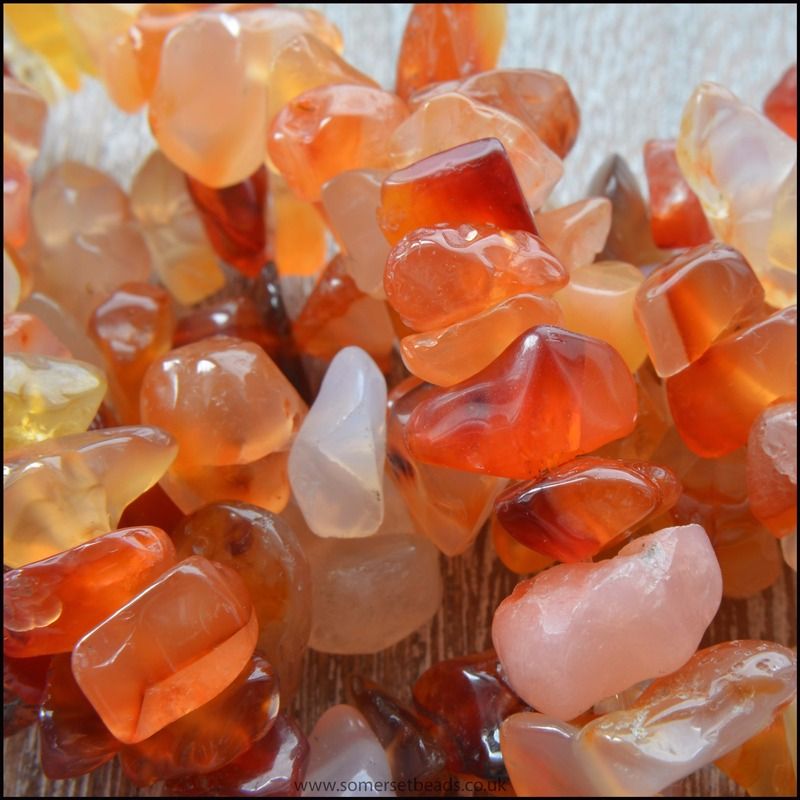 Carnelian Semi Precious Gemstone Large Chips