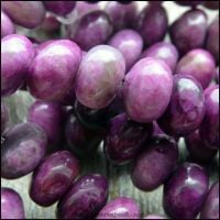 Dyed Purple Jasper Semi Precious Rondelle Beads 8mm x 5mm