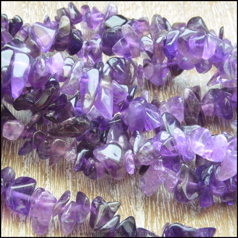 Amethyst Gemstone Chip Beads