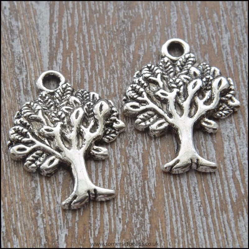 Silver Tree Of Life Charms