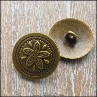 <!-- 010 -->20mm Bronze Colour Button Clasp