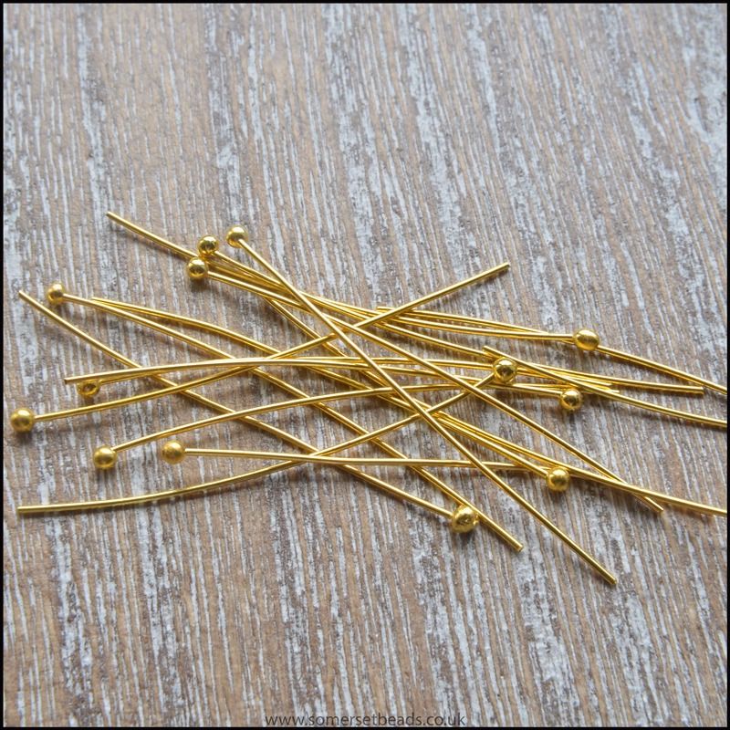 35mm Gold Ball Head Pins