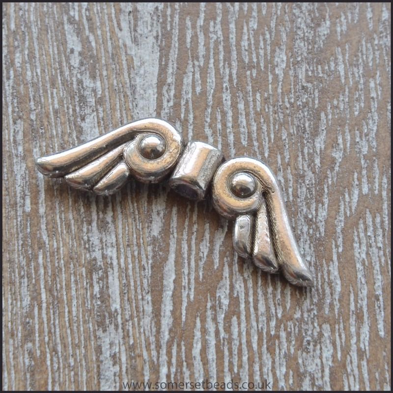 21mm Scroll Design Angel Wings