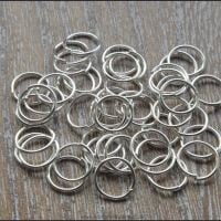 8mm Silver Plated Open Jump Rings