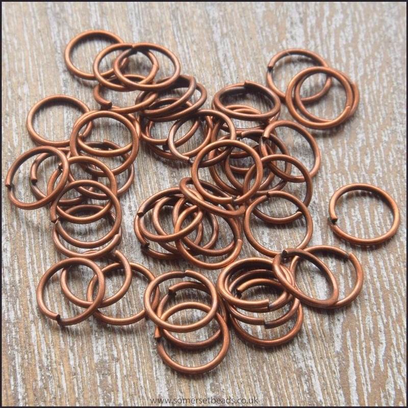 5mm Copper Colour Open Jump Rings