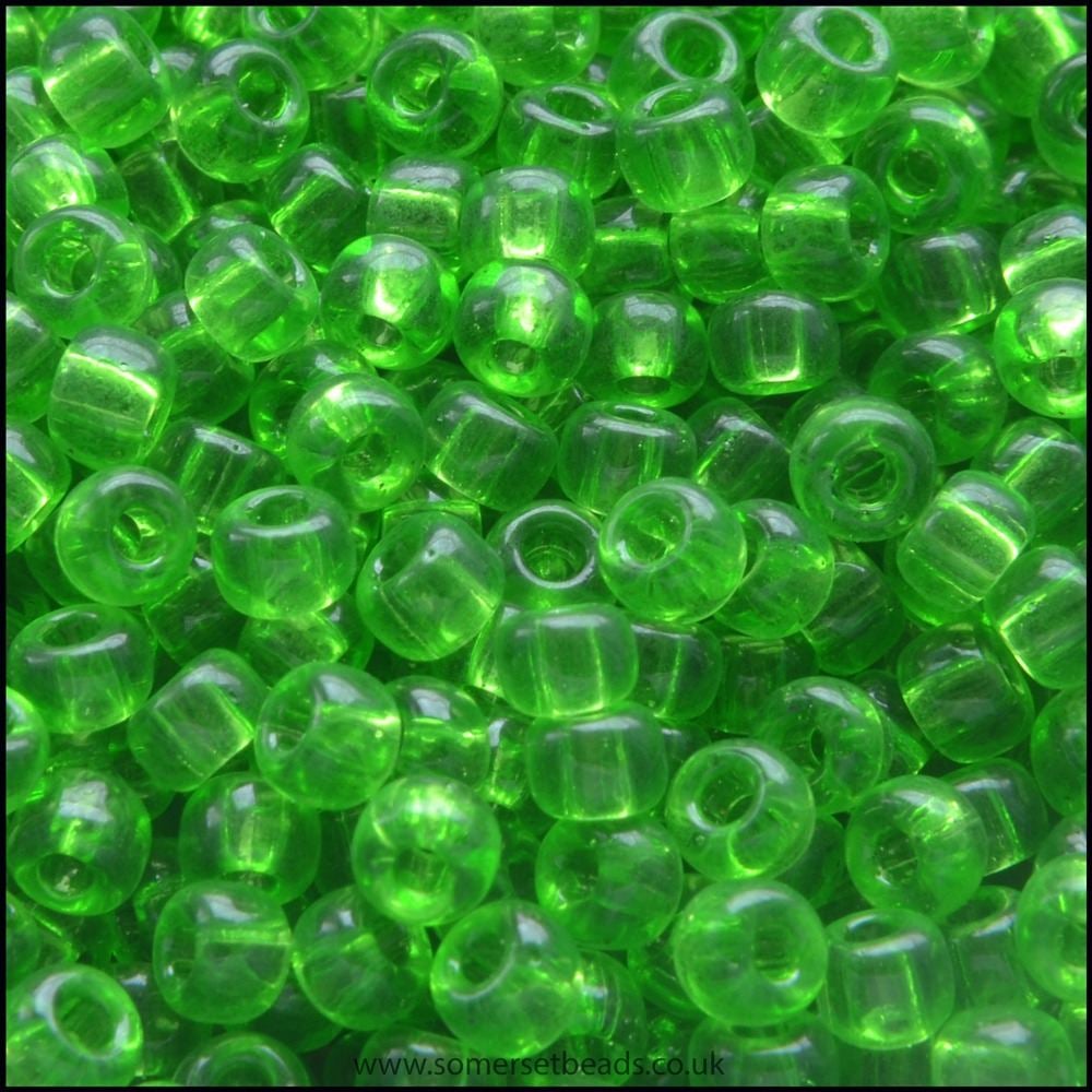 8/0 Lime Glass Miyuki Seed Beads - 8-144
