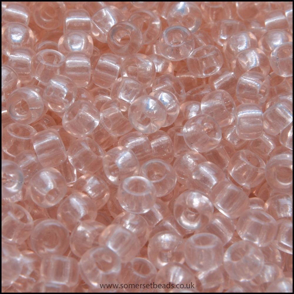 8/0 Lt Tea Rose Glass Miyuki Seed Beads - 8-155