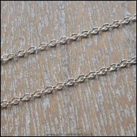 20in Silver Plated Fine Cable Chain Necklace