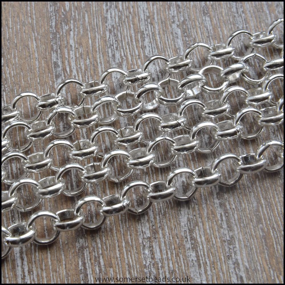 5mm Silver Plated Belcher Chain