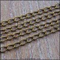 Antique Bronze Curb Chain 5.5mm x 3.5mm