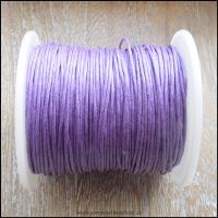 Purple 1mm Waxed Cotton Cord