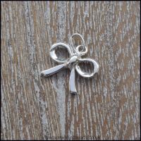 Sterling Silver Bow Charm