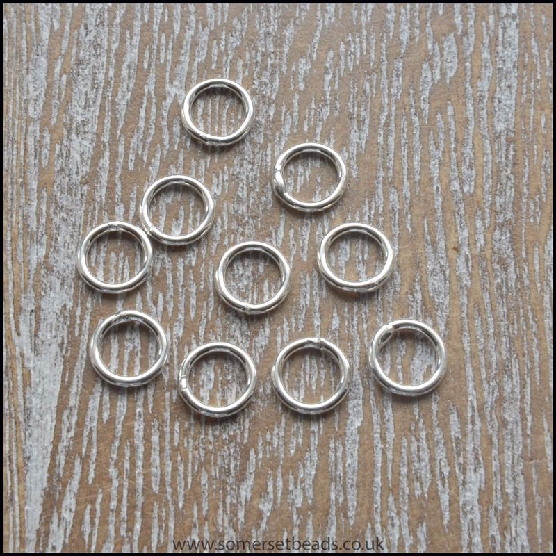 5mm Sterling Silver Closed Jump Rings