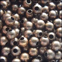 5mm Copper Coloured Round Spacer Beads