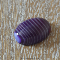 18mm x 13 mm Purple Agate Oval Cabochon