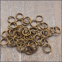 5mm Bronze Tone Open Jump Rings