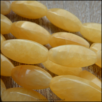 honey quartz gemstone rice shaped beads