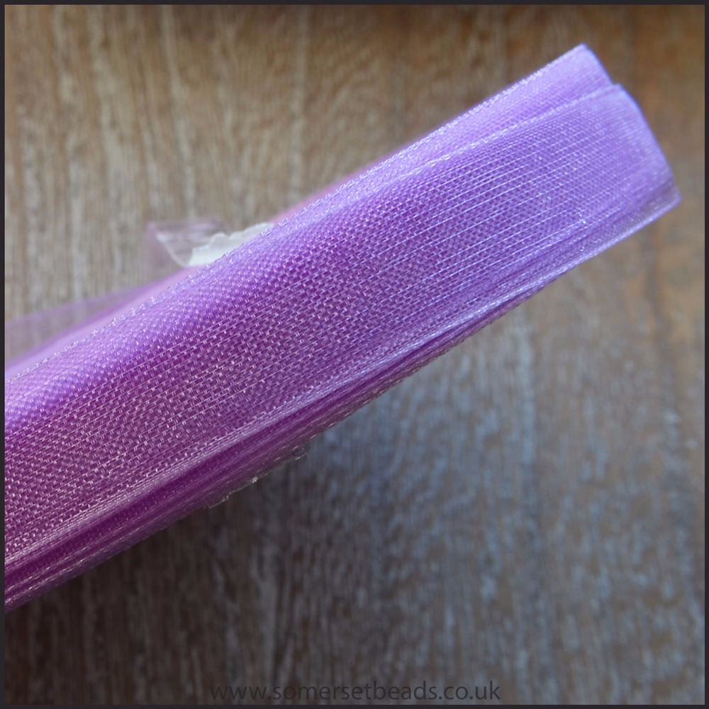 Lilac Organza Ribbon