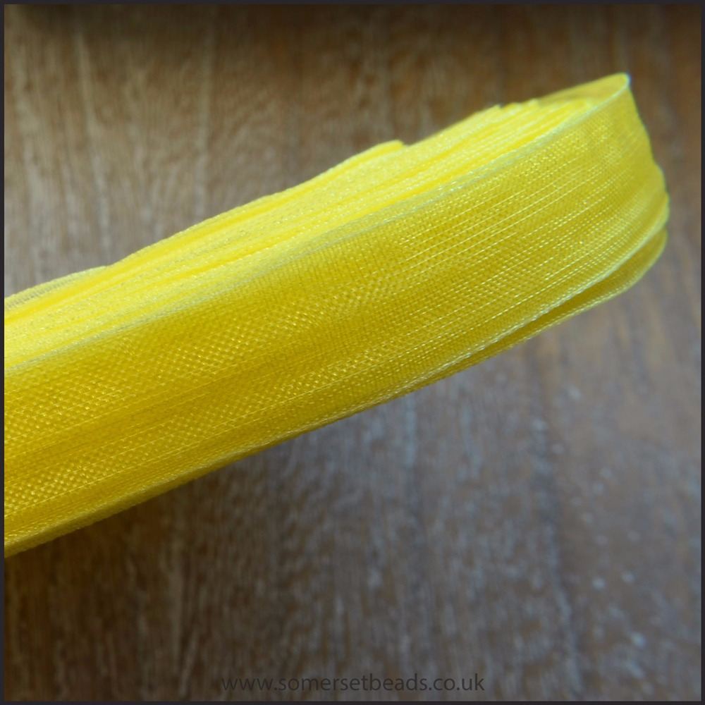 Yellow Organza Ribbon