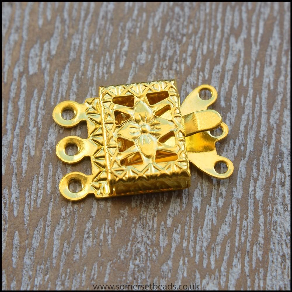 Gold Book Style Box Clasps