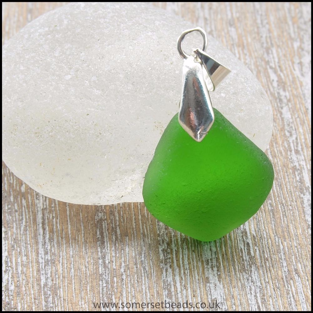 Sea Glass Pendants Genuine Sea Glass Necklace Pendants English Sea Glass