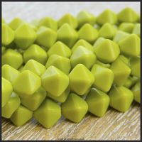 Czech Glass Bicone Beads 6mm - Chartreuse