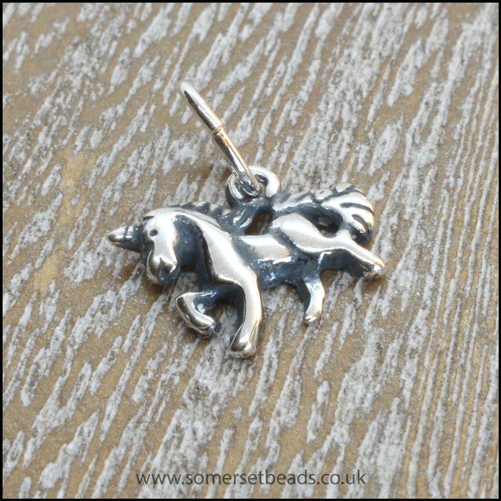 Antique Sterling Silver Unicorn Charm