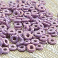 Czech Glass O Beads - Lila Vega Luster