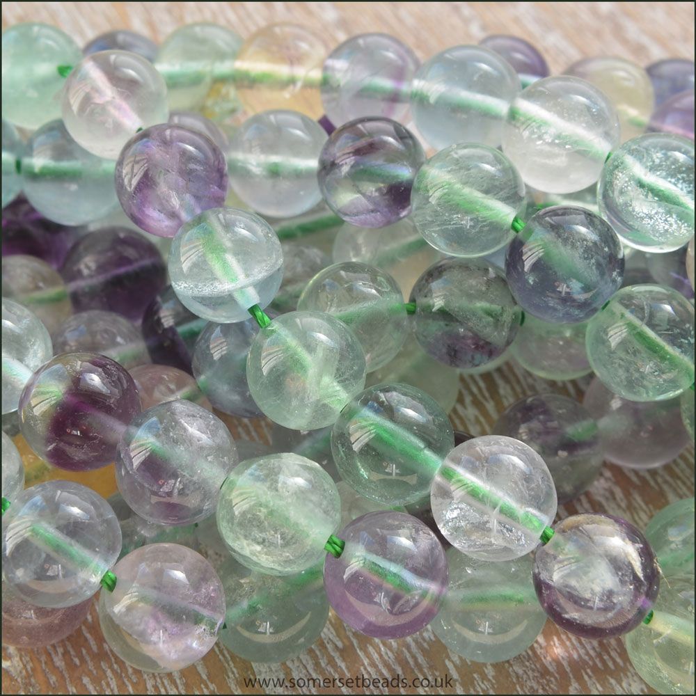 Fluorite Semi Precious Beads