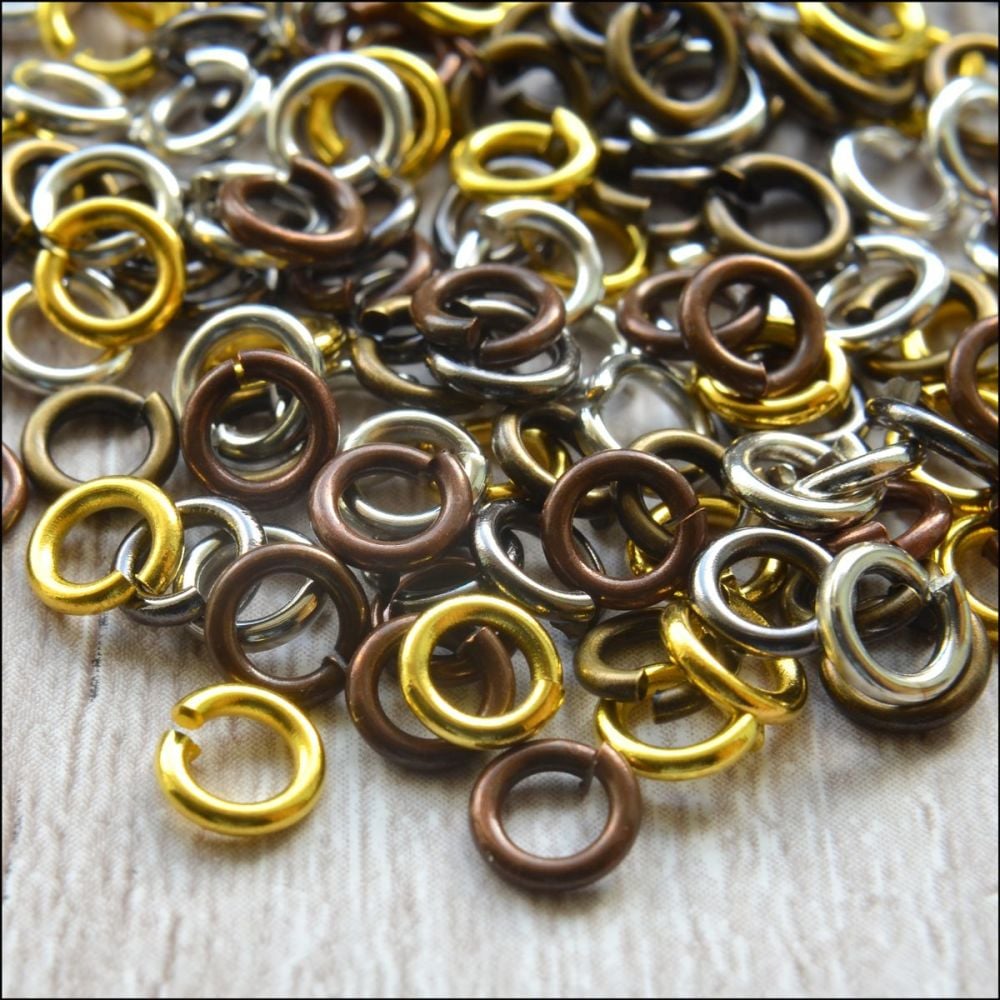 5mm Mixed Strong Open Jump Rings