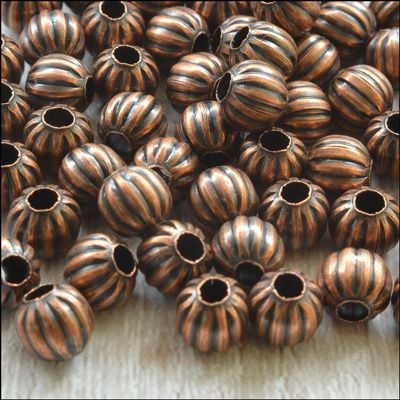 Metal beads for making jewellery