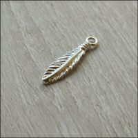 Sterling Silver Feather Charm