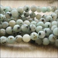 Sesame Jasper Gemstone Beads ~ 6mm Plain Rounds