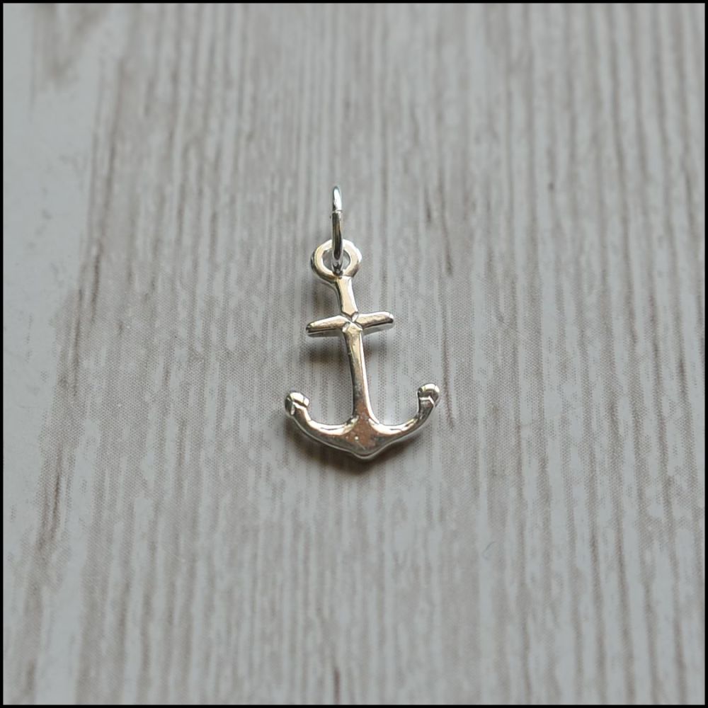 Sterling Silver Anchor Charm | Somerset Beads