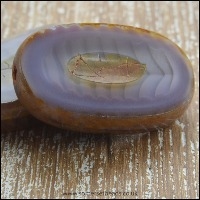 Purple Czech Glass Beads