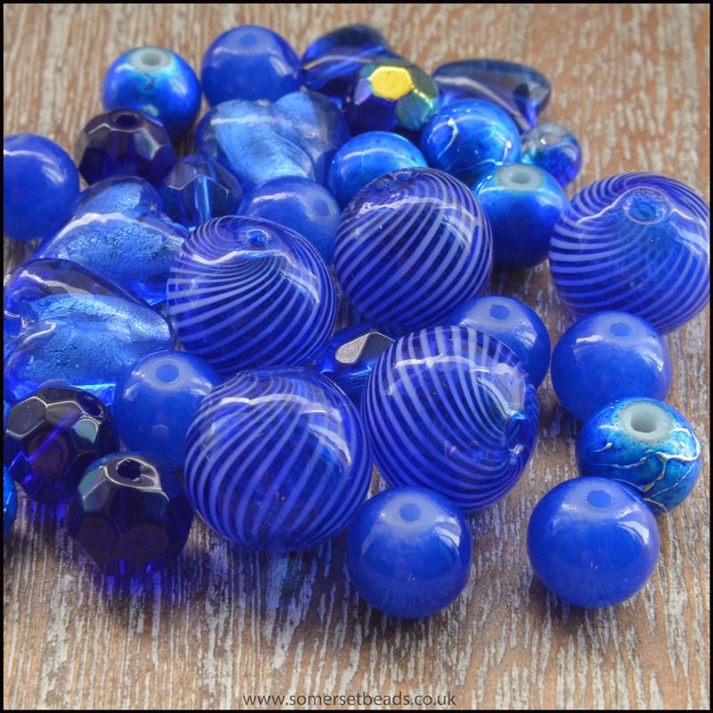 Royal Blue Bead Mix