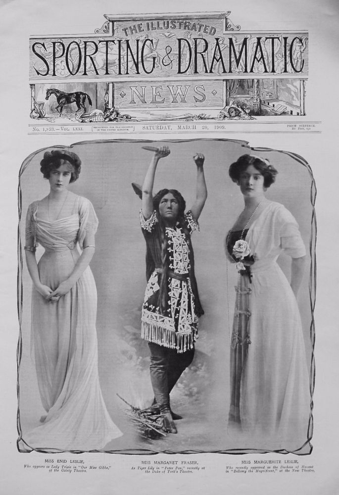Actresses from the Stage. March 20th 1909