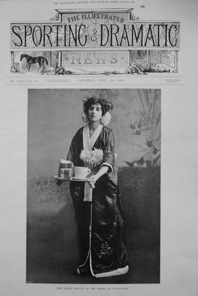 Miss Marie Dainton as The Geisha in "Pot-Pourri." 1899