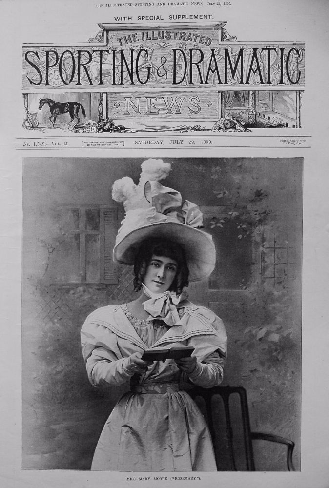Miss Mary Moore ("Rosemary"). 1899