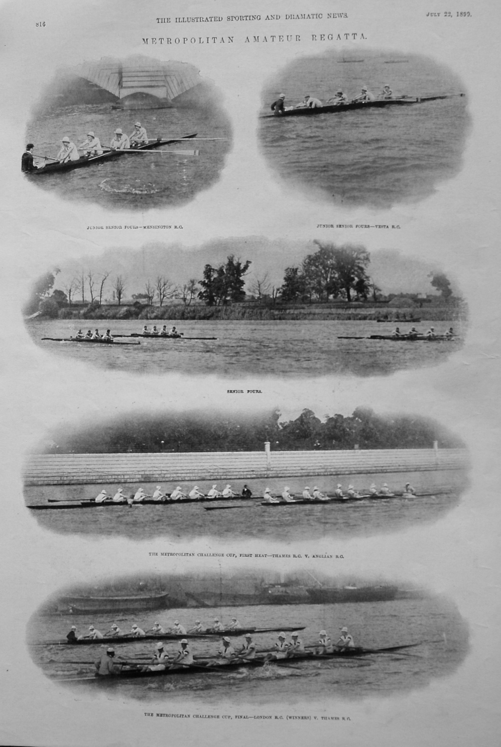 Metropolitan Amateur Regatta. 1899
