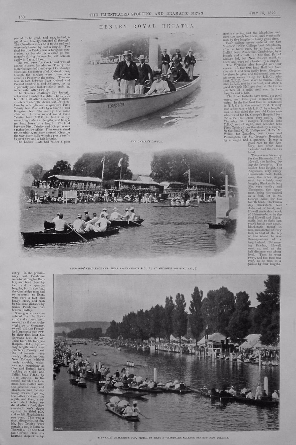 Henley Royal Regatta. 1899