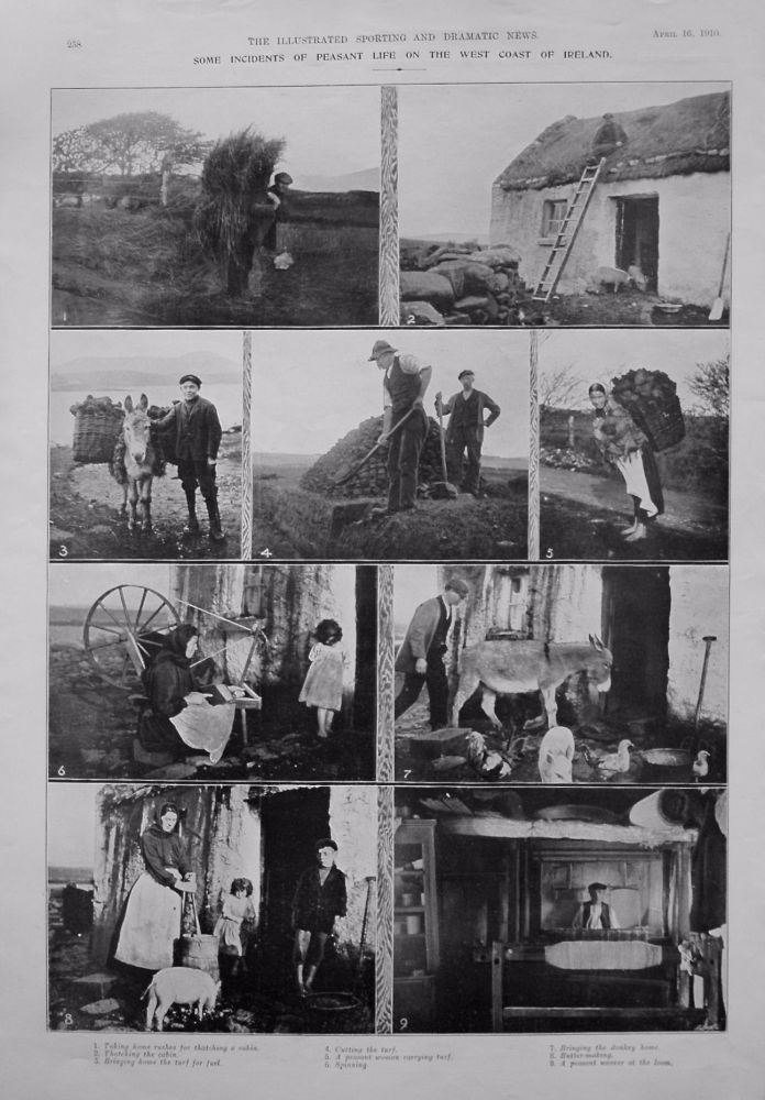 Incidents of Peasant Life on the West Coast of Ireland. 1910