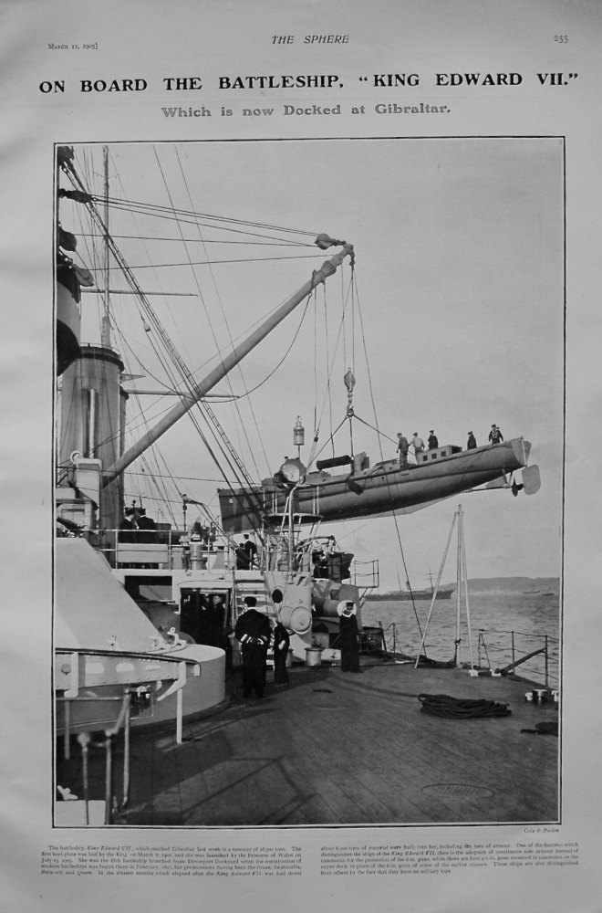 On Board the Battleship, "King Edward VII."