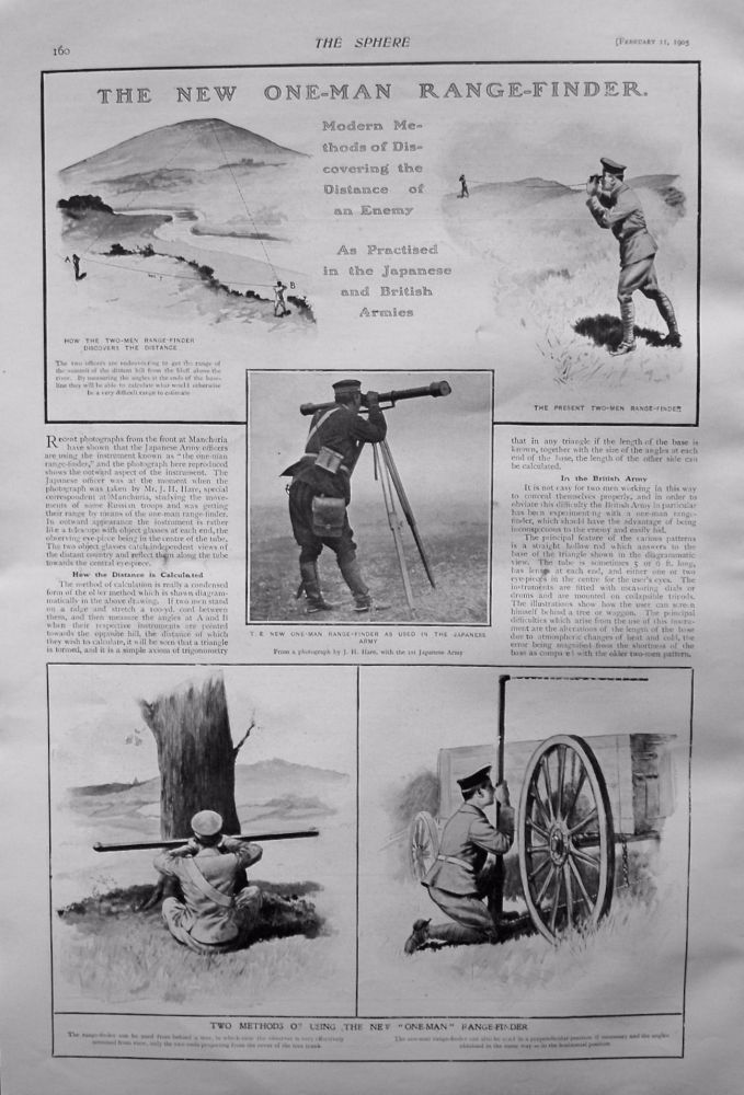 New One-Man Range-Finder. 1905